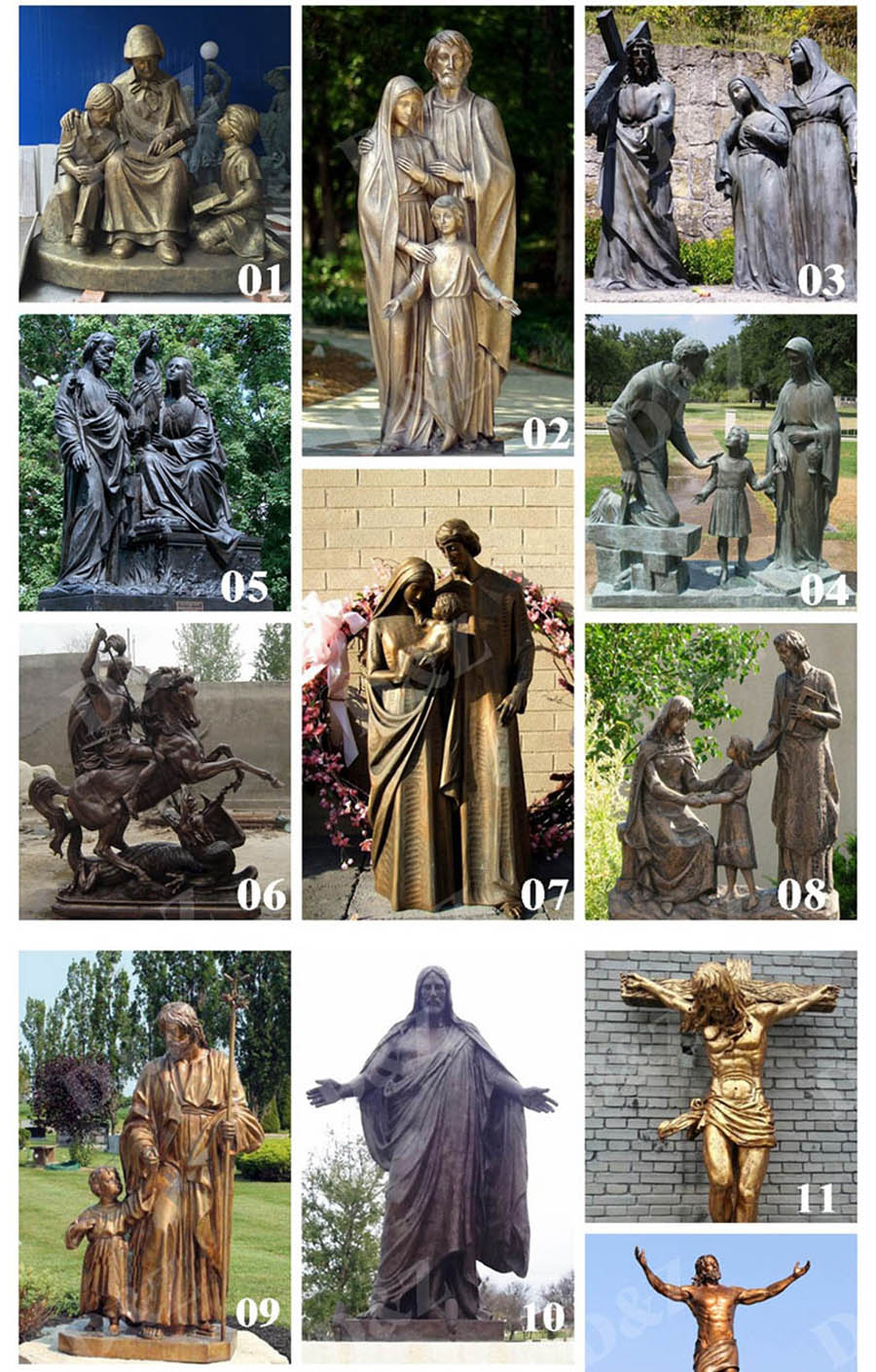 Famous Saint Padre Pio bronze statues for church decor