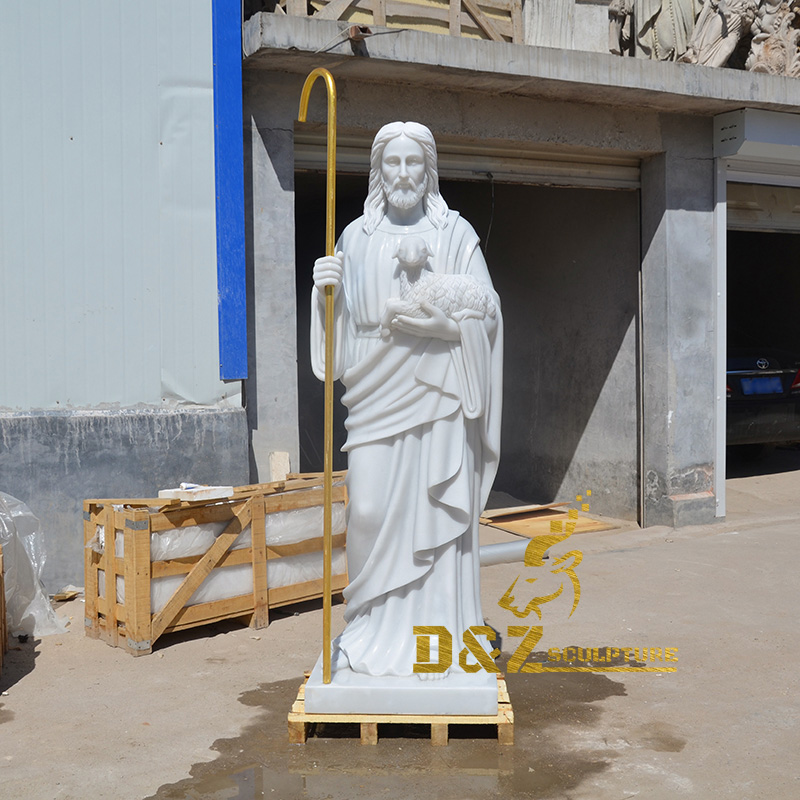 Shepherd Jesus Statue