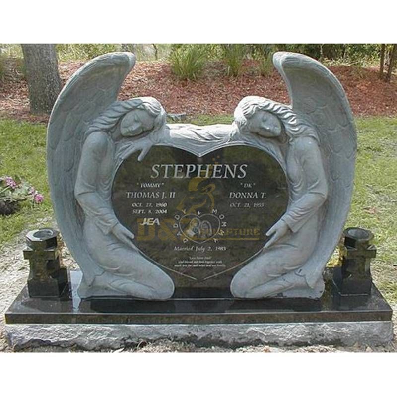 Life Size Weeping Angel Marble Tombstone Statue