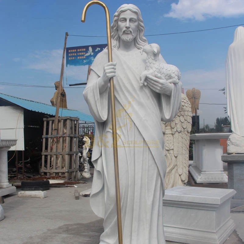 Classic Garden Sculpture Life Size Marble Jesus Statues For Sale