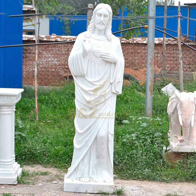 Customized Handmade Marble Religious Jesus Statue