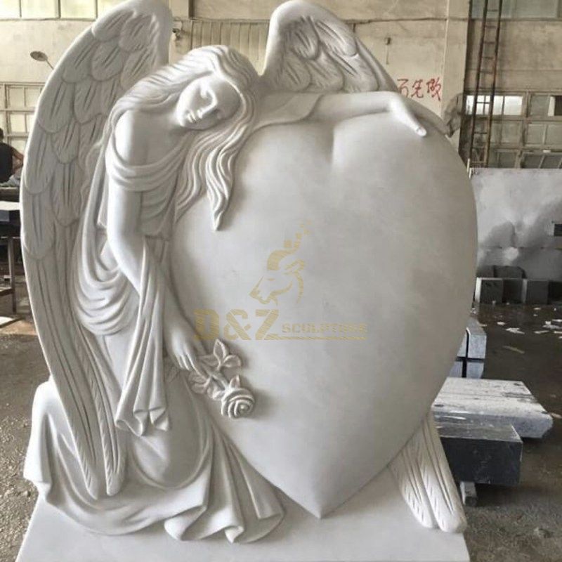 Shanxi Black Heart Headstone Granite Tombstone For Memorial