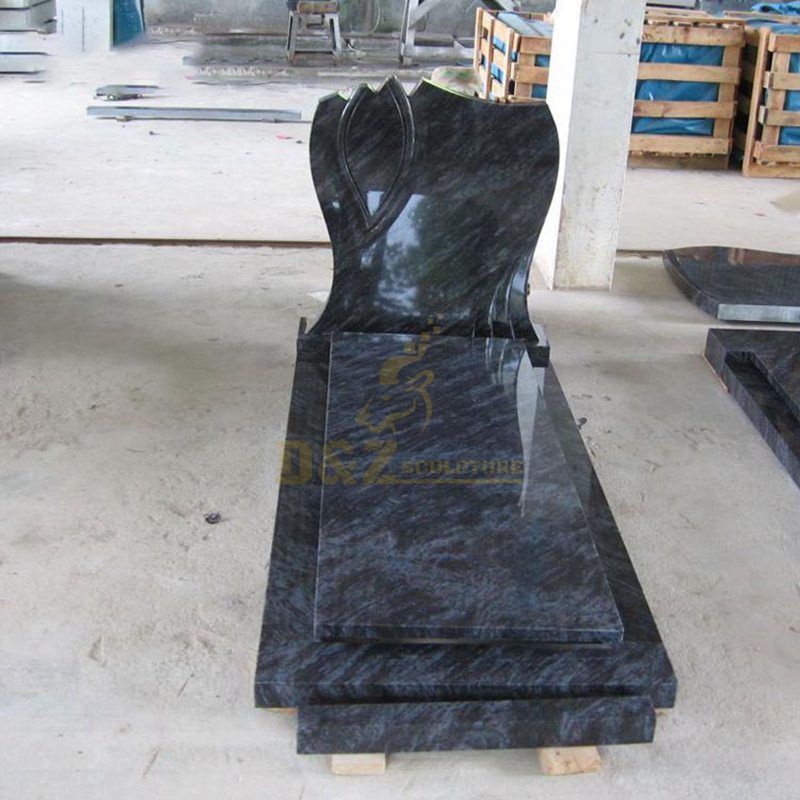 Beautiful Modern Tombstone Monument Black Granite