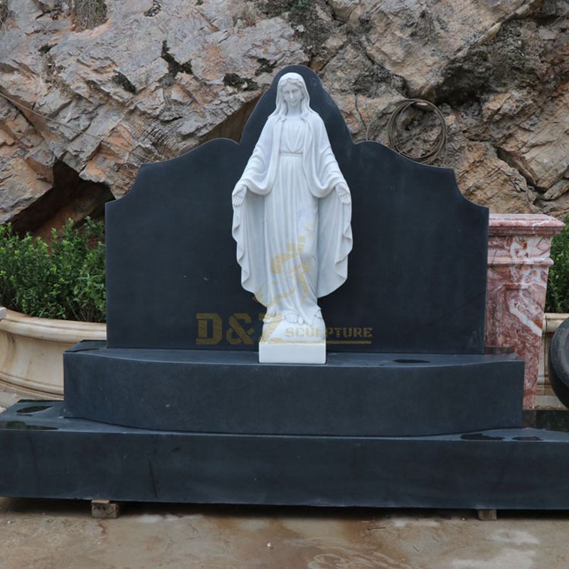 Carved Angel Granite Tombstone For Cemetery