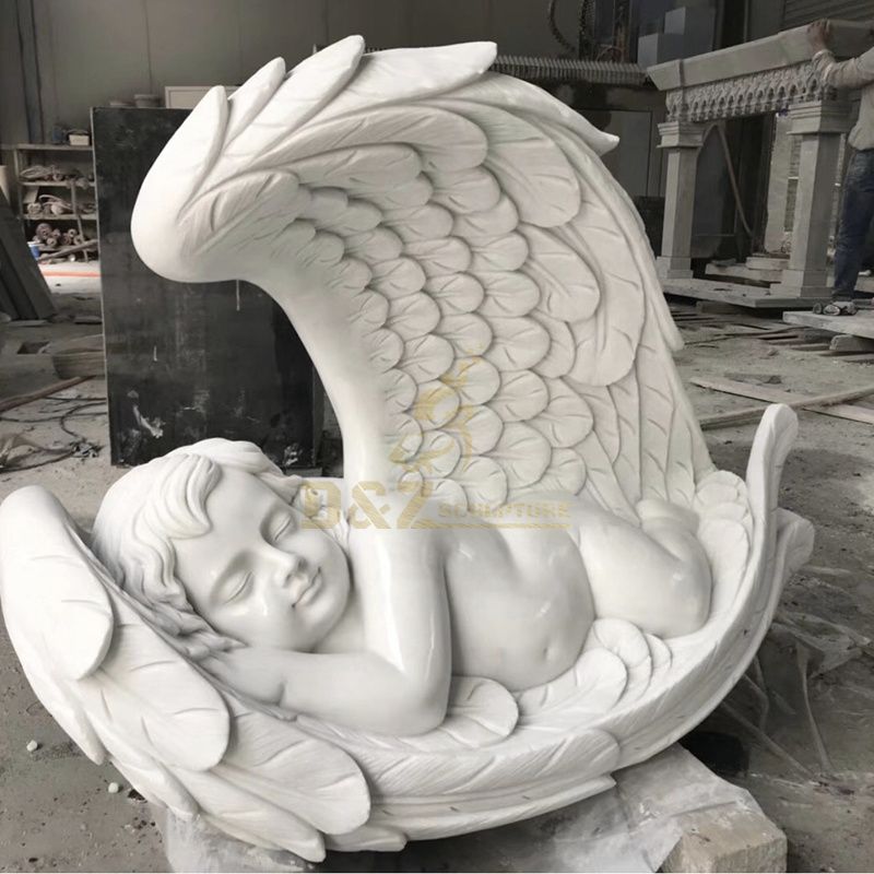 Granite Baby Tombstones With Little Angel