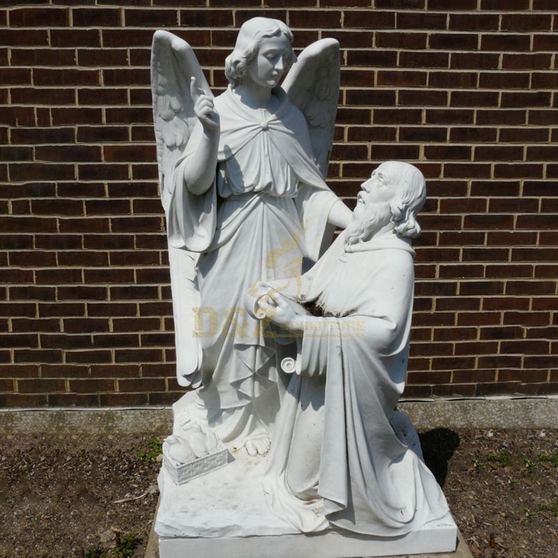 Custom Marble Religious Angel Statues For Church Decor