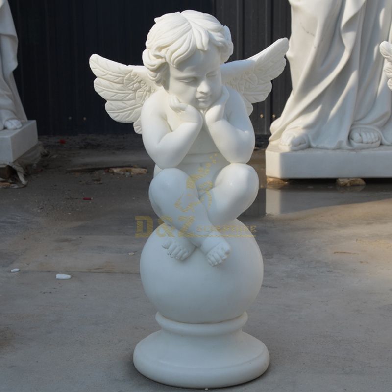 Outdoor Wholesale Garden Carving Stone Little Angels