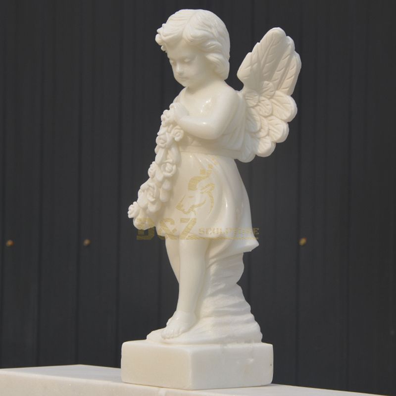 Marble Angel Statues Garden Decoration Small Figurines