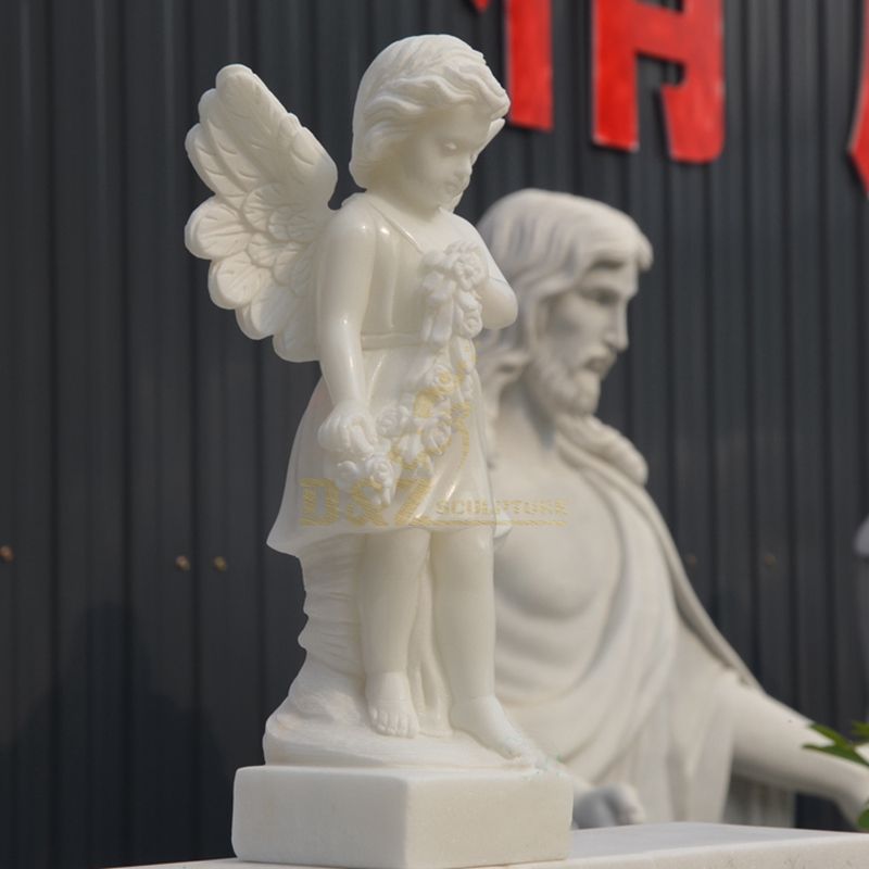 Marble Angel Statues Garden Decoration Small Figurines
