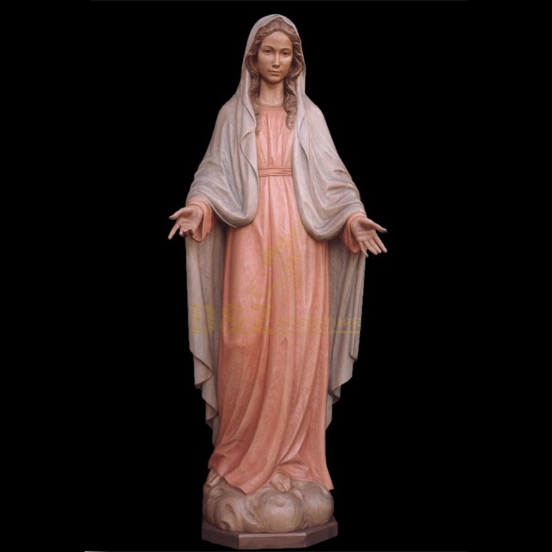 Polyresin Virgin Mary Sculpture Custom Catholic Religious Statues