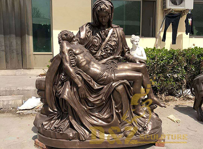 The Pieta bronze sculpture for church