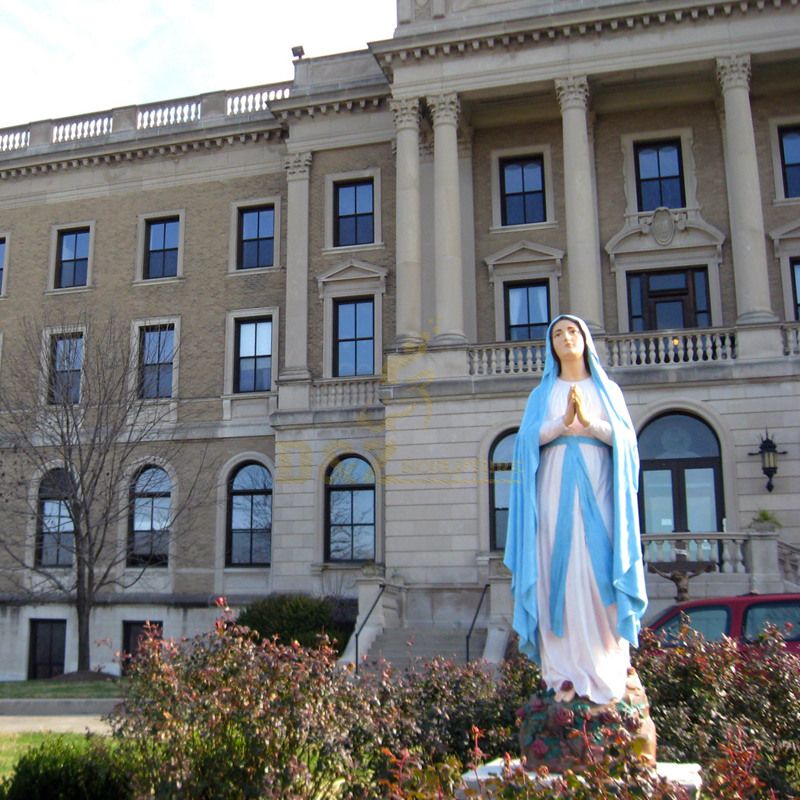 Western Decoration Fiberglass Pregnant Virgin Mary Statue