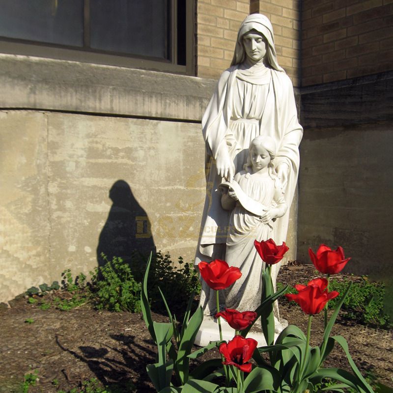 Modern Style Garden Decoration Fiberglass Virgin Mary Statue