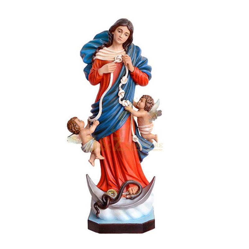 China Factory Promotion Virgin Mary With Infant Jesus Statue