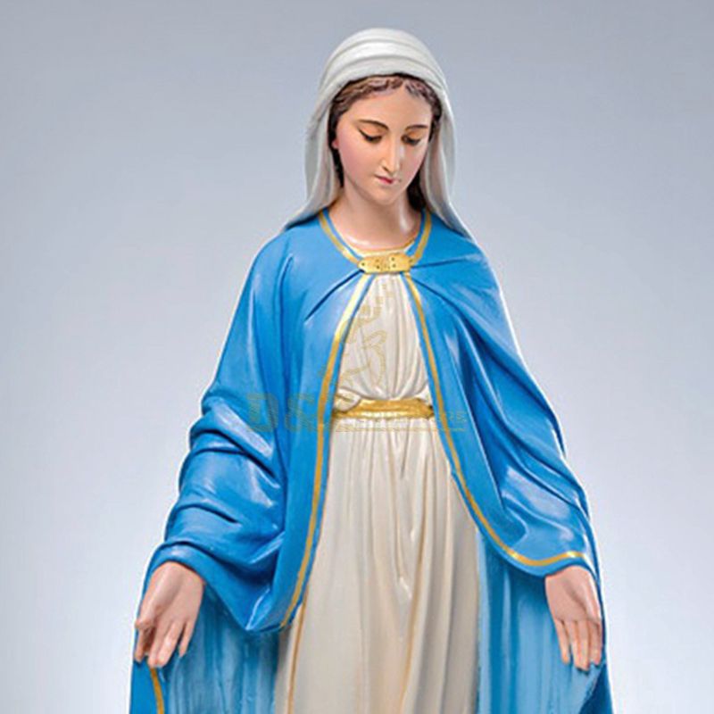 Mother Of God Christmas Decoration Resin Virgin Mary Statues