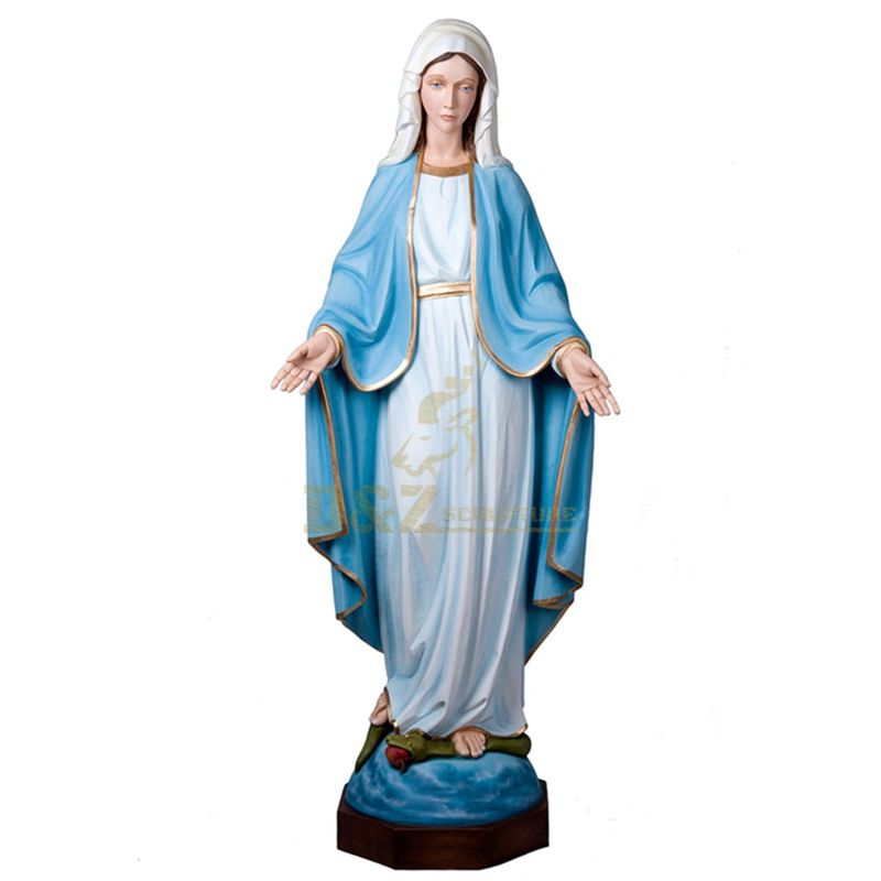 Mother Of God Christmas Decoration Resin Virgin Mary Statues