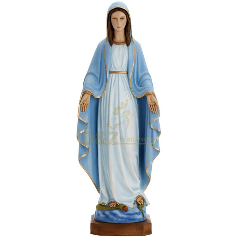 Resin Blessed Virgin Mary Statues Lady Of Grace Religious Statue