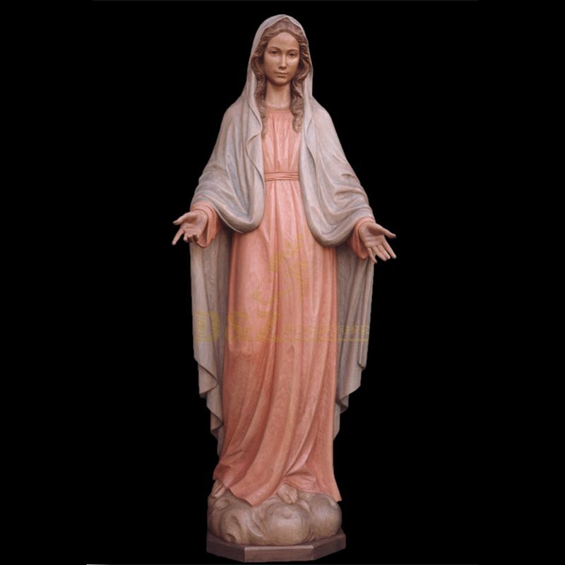 Resin Christmas Decoration Virgin Mary Statues For Decor