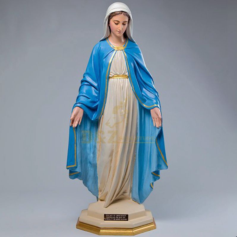 Resin Christmas Decoration Virgin Mary Statues For Decor