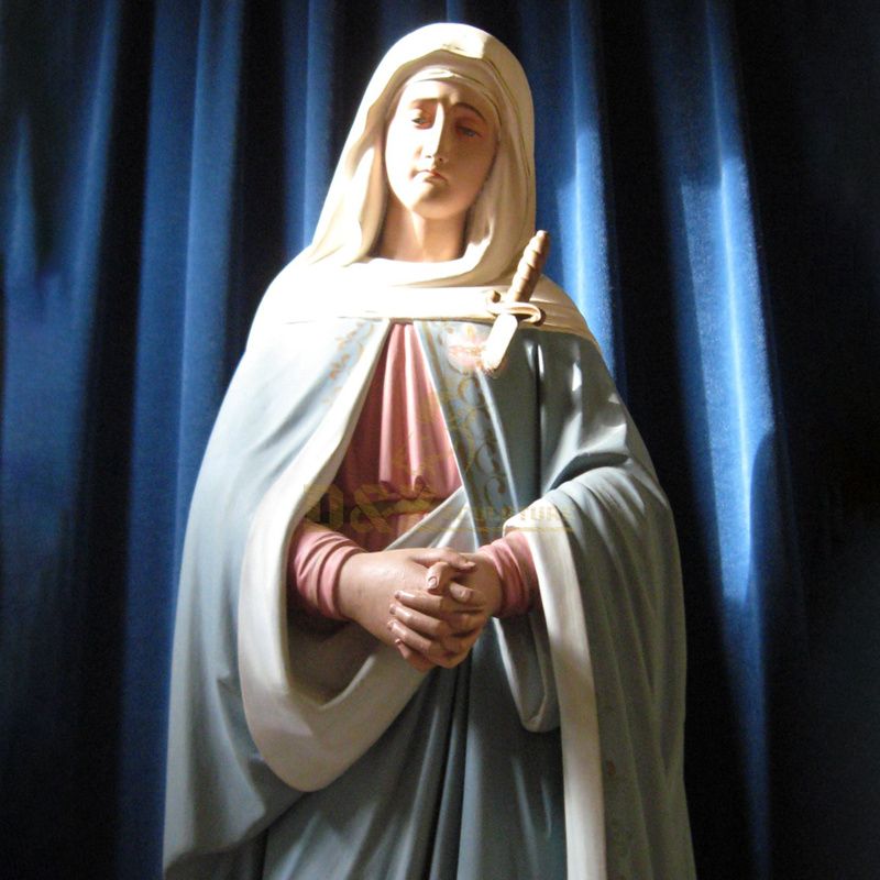 Lourdes Blesses Virgin Mary Resin Statues Religious Catholic Figurine