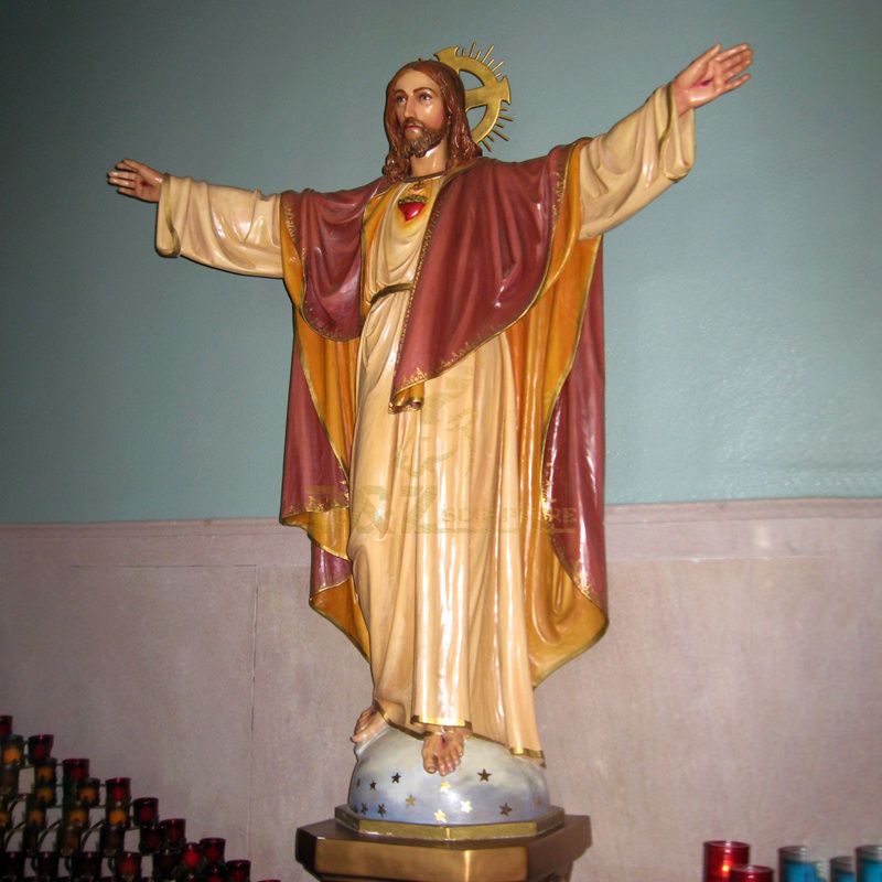 High Quality Cheap Price Christmas Catholic Jesus 3D Resin Catholic Religious Statues
