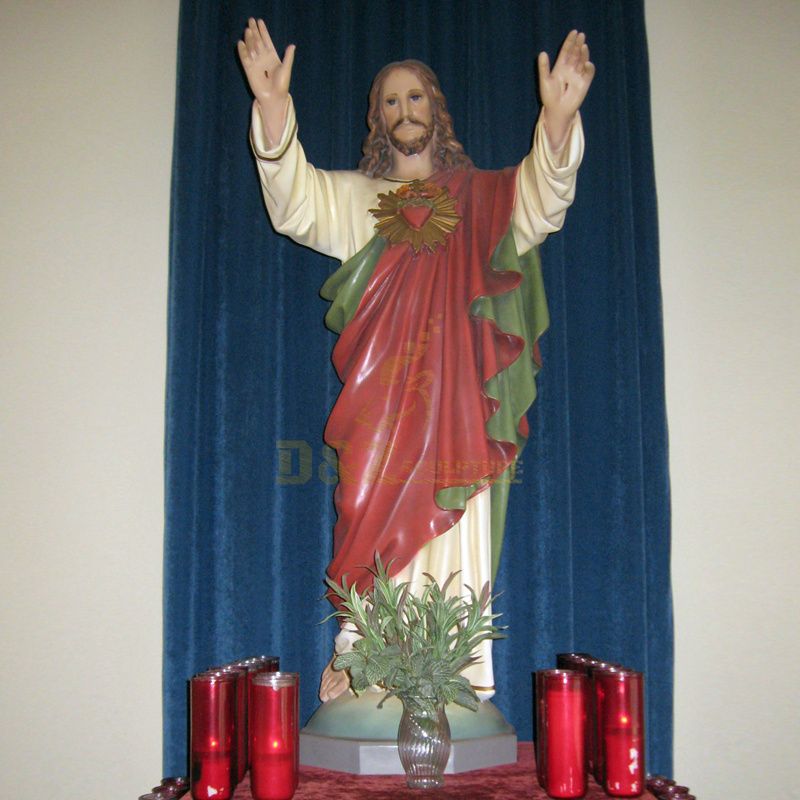 Hot Selling Custom Made Resin Jesus Statue For Outdoor Decoration