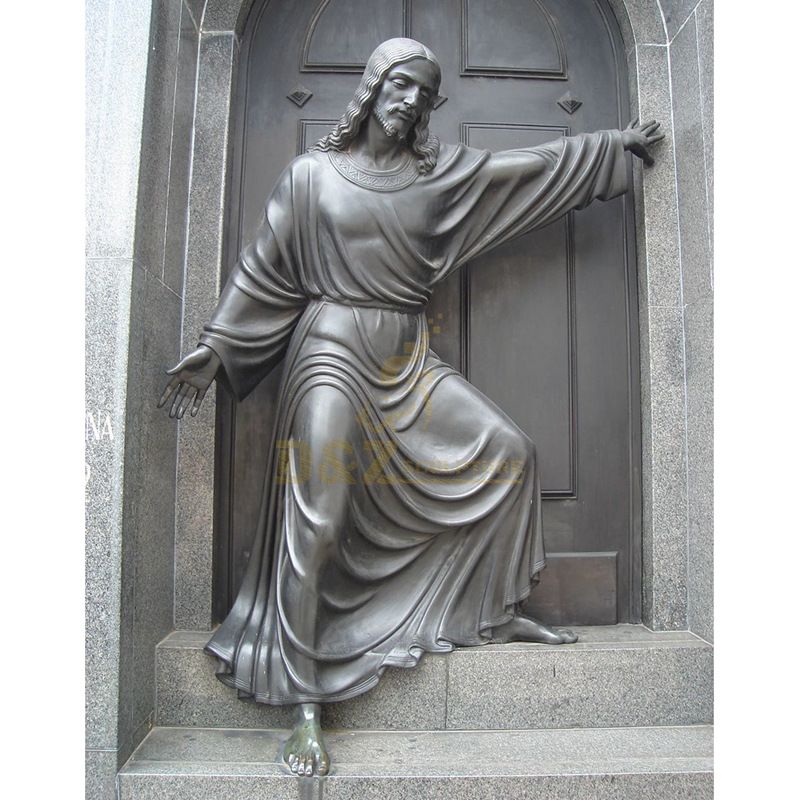 Customized Antique Bronze 3D Metal Crafts Jesus Statue