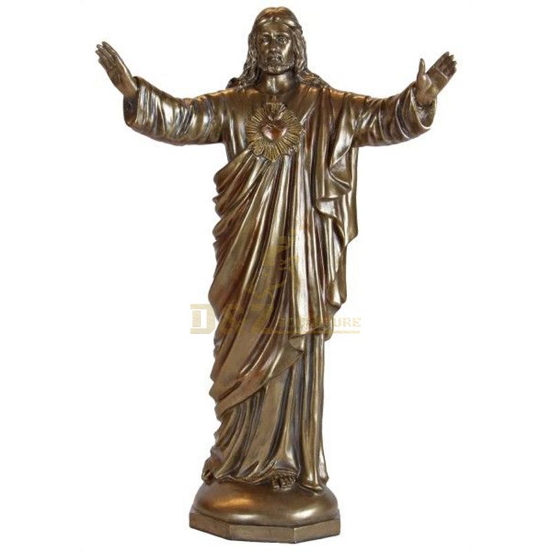 Large Brass sculpture Bronze Jesus Statue