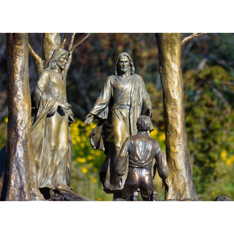 Garden Decoration Religious Sculpture Bronze Jesus Statue