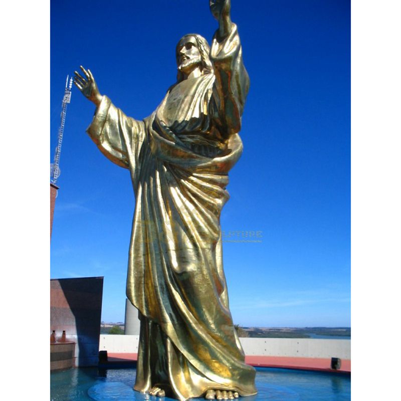 Professional Bronze Foundry Famous Bronze Jesus Prayer Statue