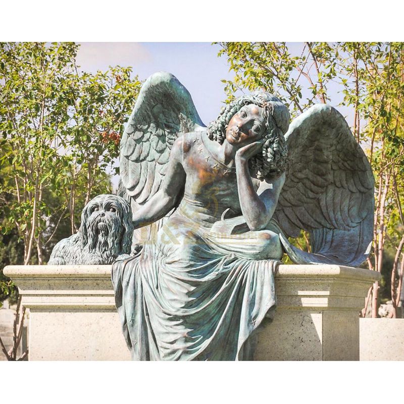 Classic Sculpture Bronze Angel Statue Sculpture