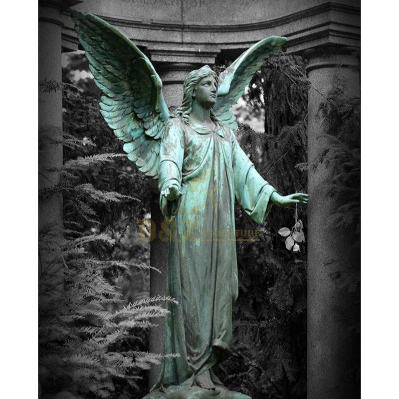 Cast Bronze Angel Garden Statue Angel Statue For Garden