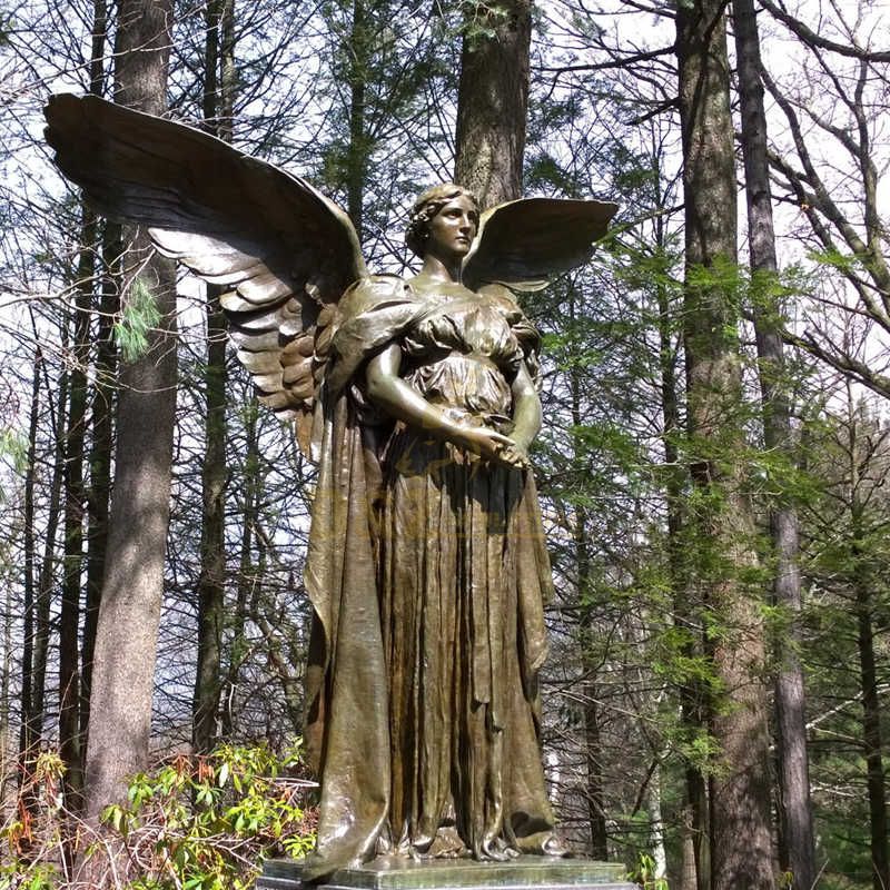 Creative Angel Bronze Sculpture For City Decoration