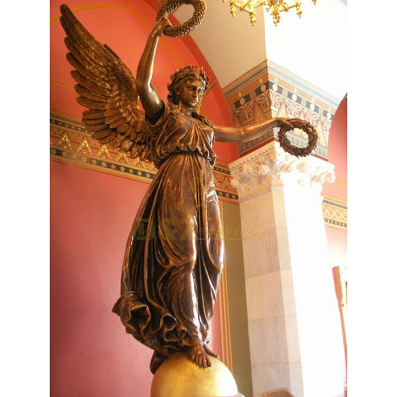 Indoor Decoration Large Statue Bronze Angel Sculpture