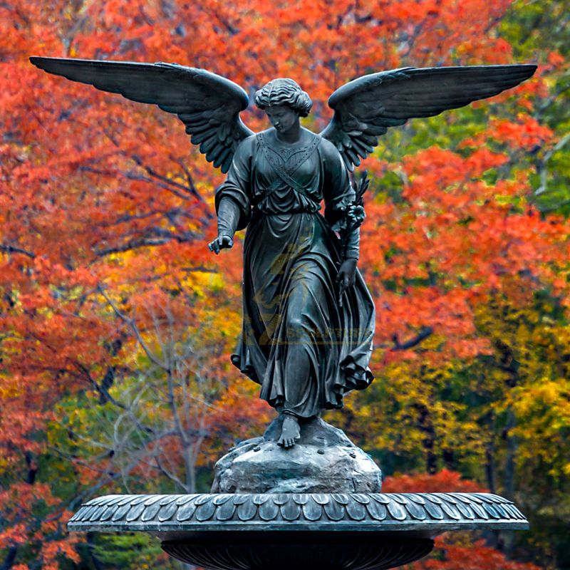 Angel Orthodox Religious Bronze Finish Statue Angel Sculpture