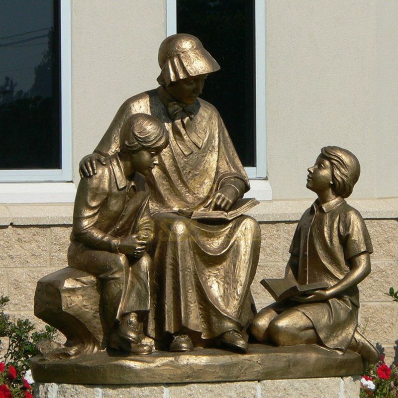 Customized Church Decoration Catholic Religious Statues Saint Elizabeth Ann Seton With Children