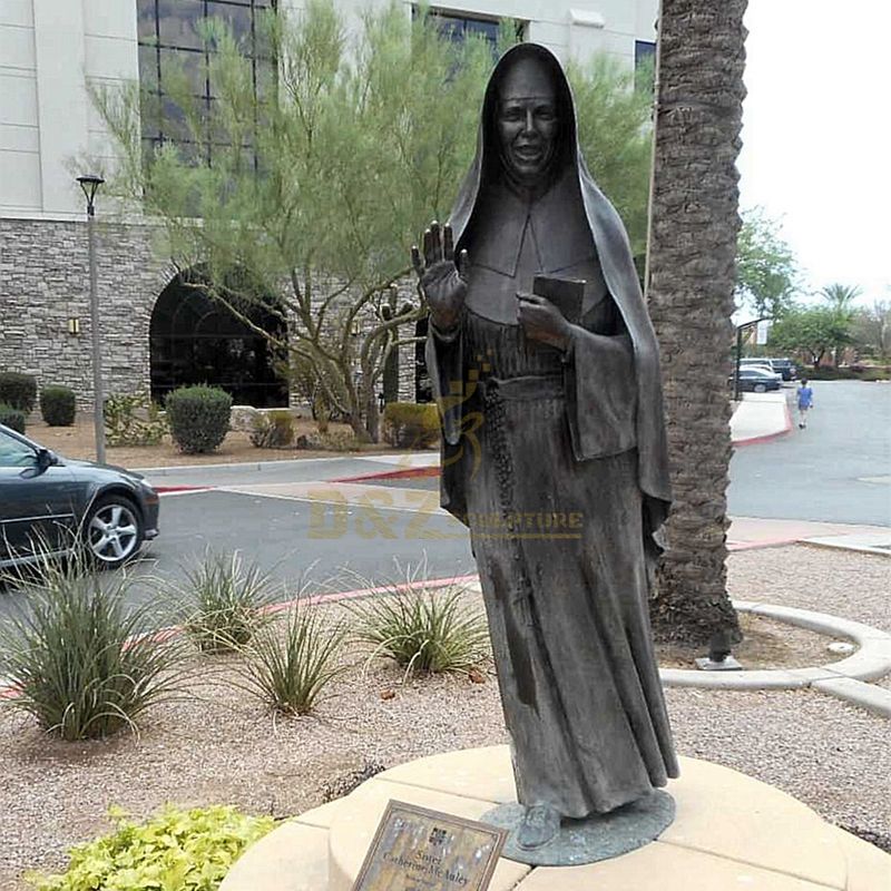 Bronze Catholic Statue Of Saint Mother Teresa