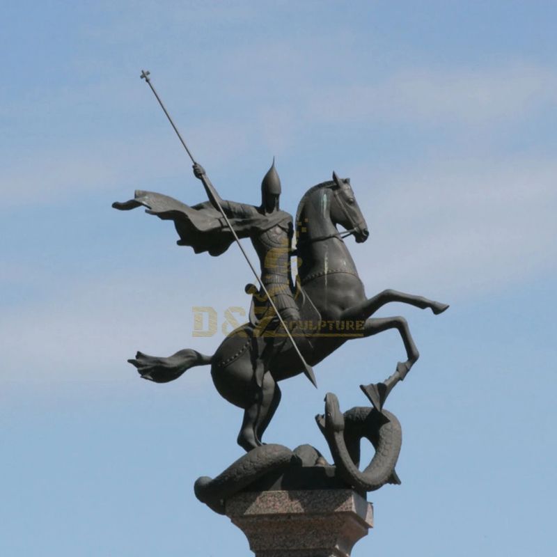 New Products Bronze Catholic Statue Of Saint George