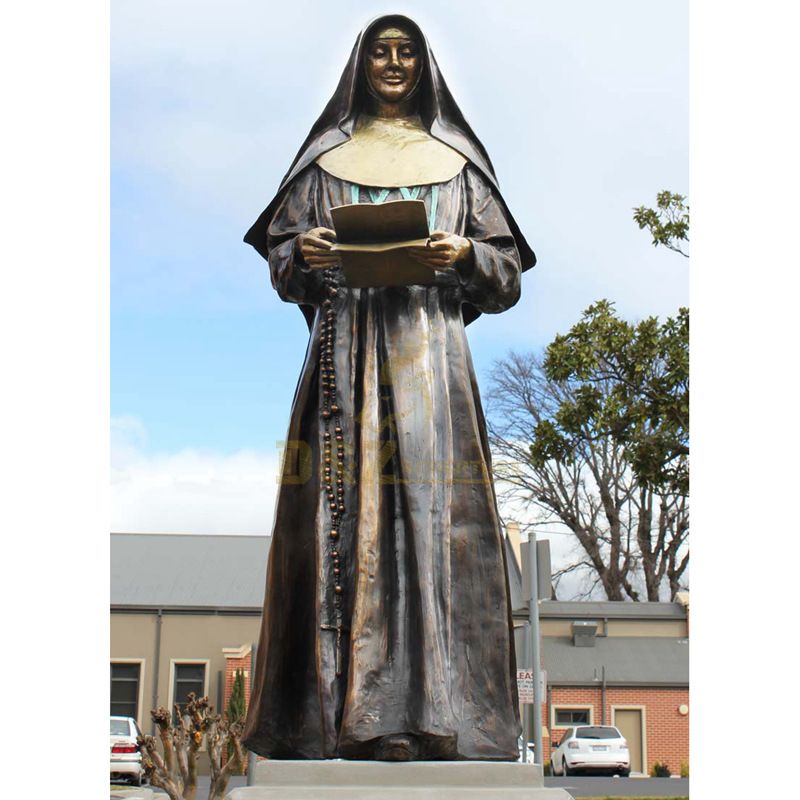 Theme Park Garden Metal Craft Life Size Bronze Mother Teresa Statue