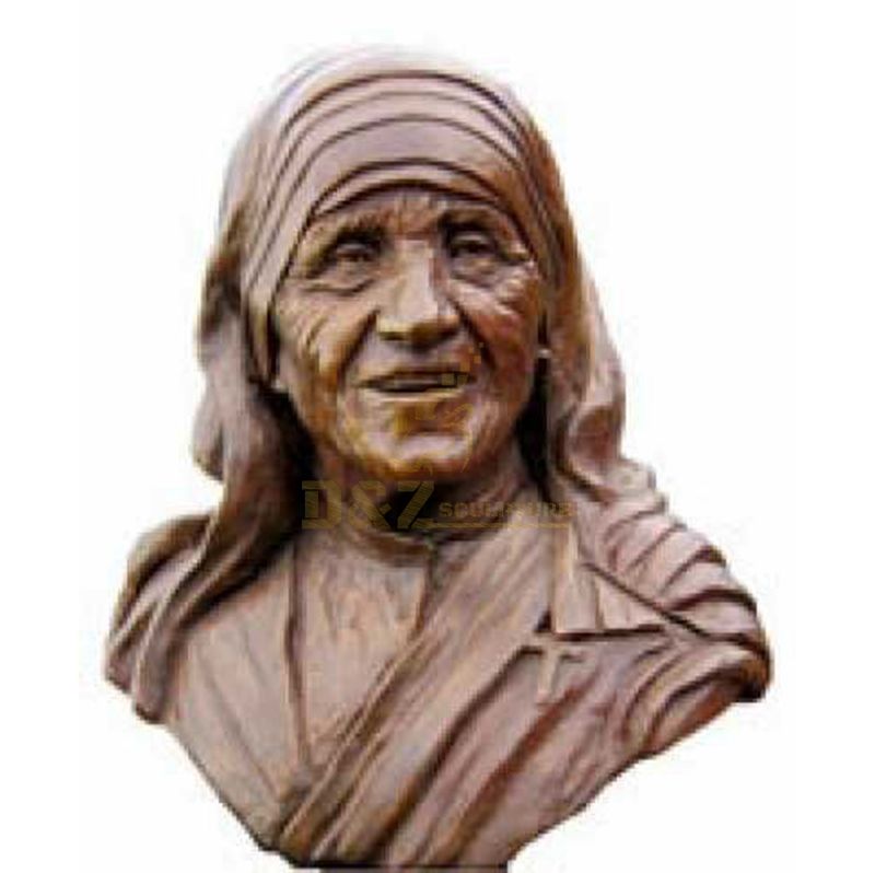 Wholesale Church Decorations Bronze Life Size Mother Teresa Statue