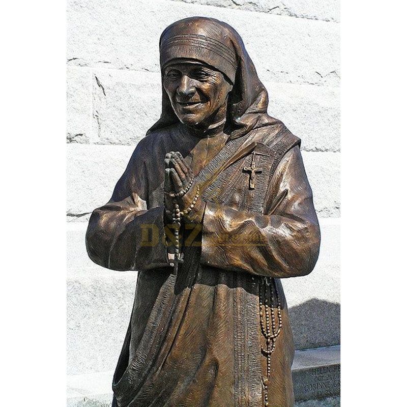 Realistic Custom Mother Teresa Life Size Bronze Statue