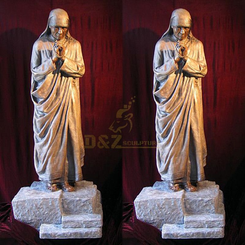 Bronze Regilous Catholic Statues St.Teresa For Sale