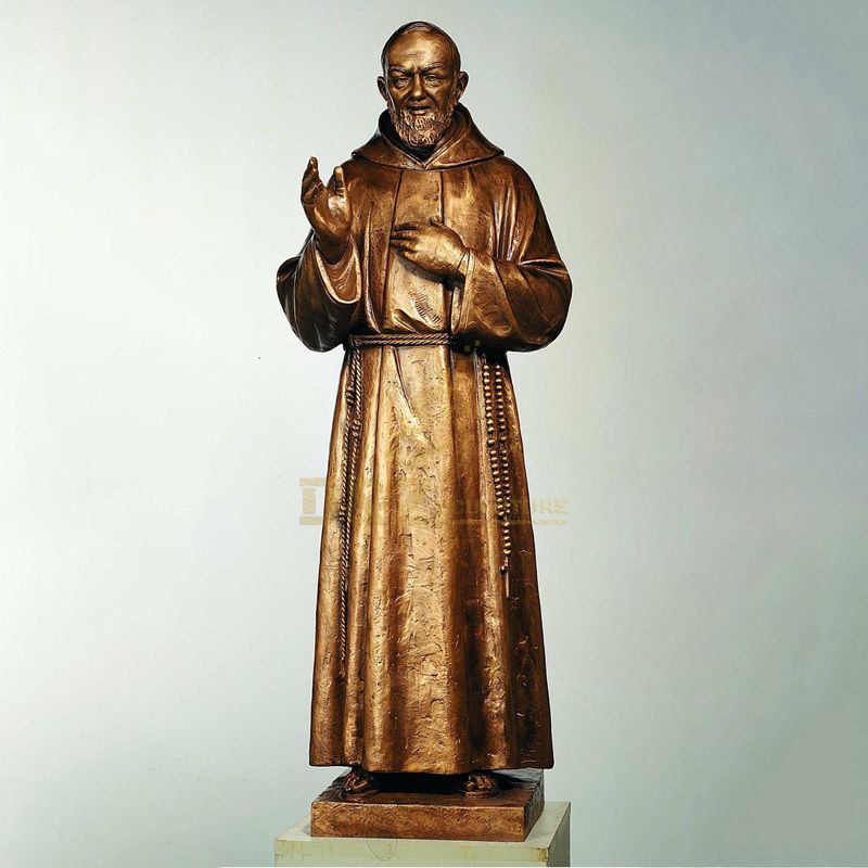 New Products This Week Casting Bronze Sculpture St Padre Pio