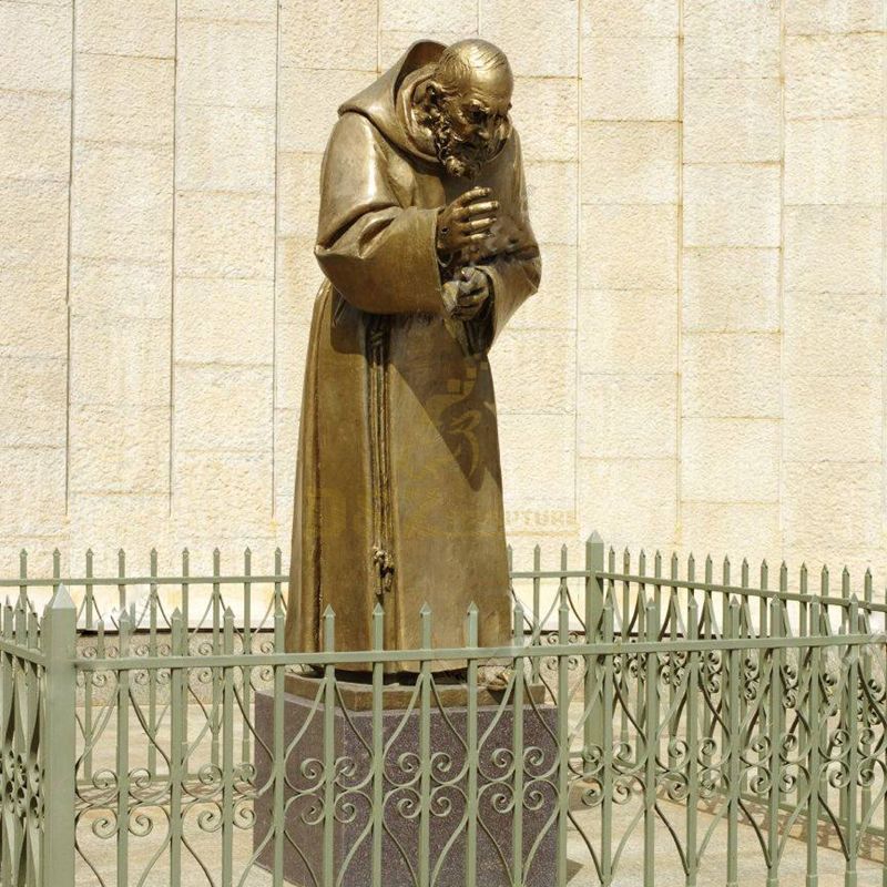 New Products This Week Bronze ST Padre Pio Statues For Sale