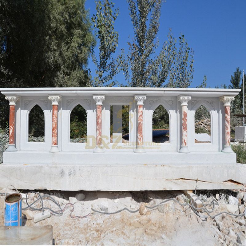 Antique White Marble Altar Table For Church