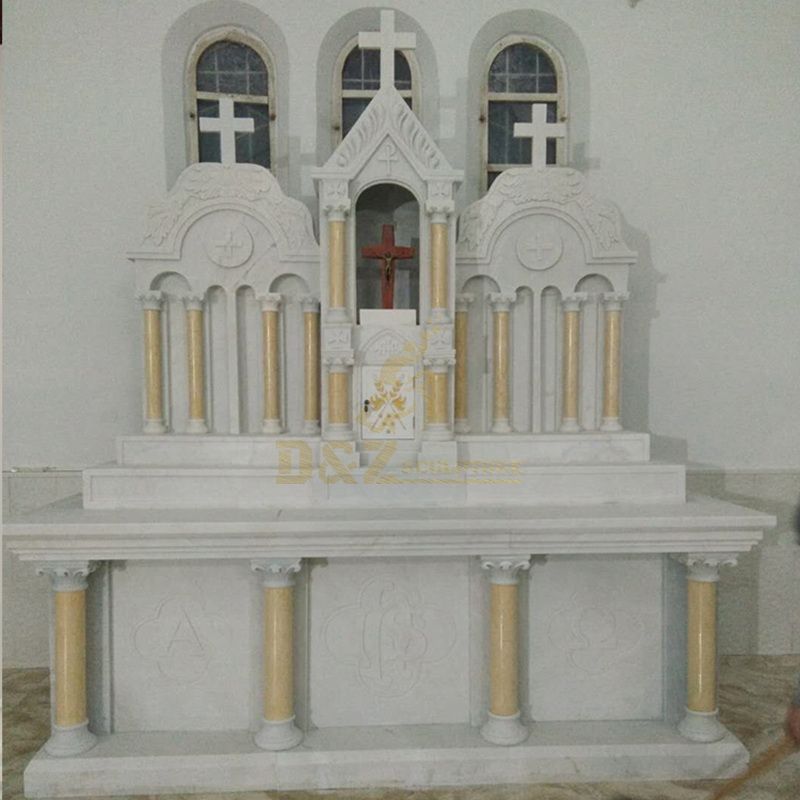 Religious Western Style Church Marble Altars