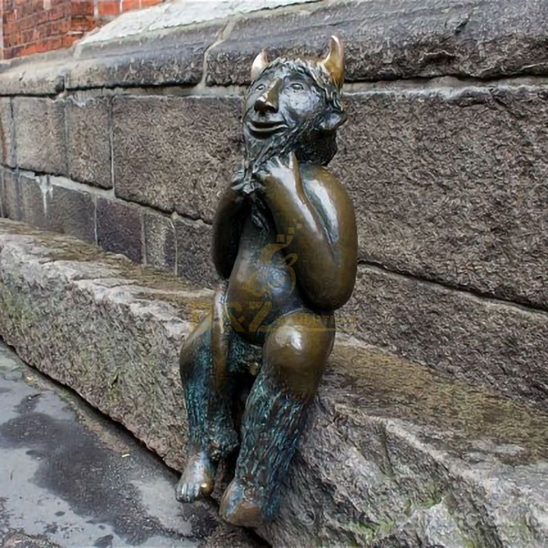 Outdoor Decoration Of Bronze Statue Of Satan