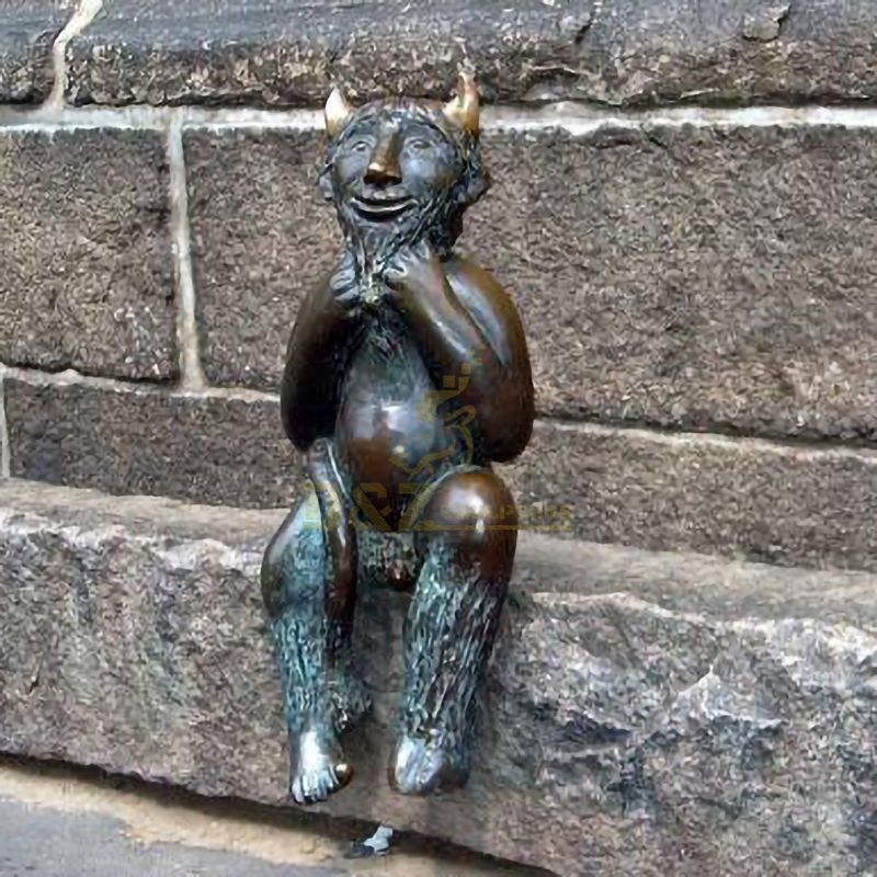 Outdoor Decoration Of Bronze Statue Of Satan