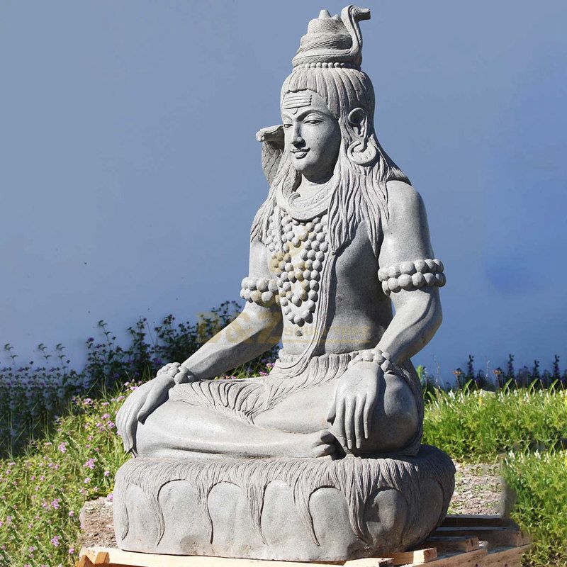 Lifesize Factory Price Indian Hindu God Lord Shiva Stone Marble Statue