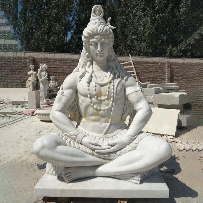 Life Size Lord Shiva Statue Home Garden Decoration